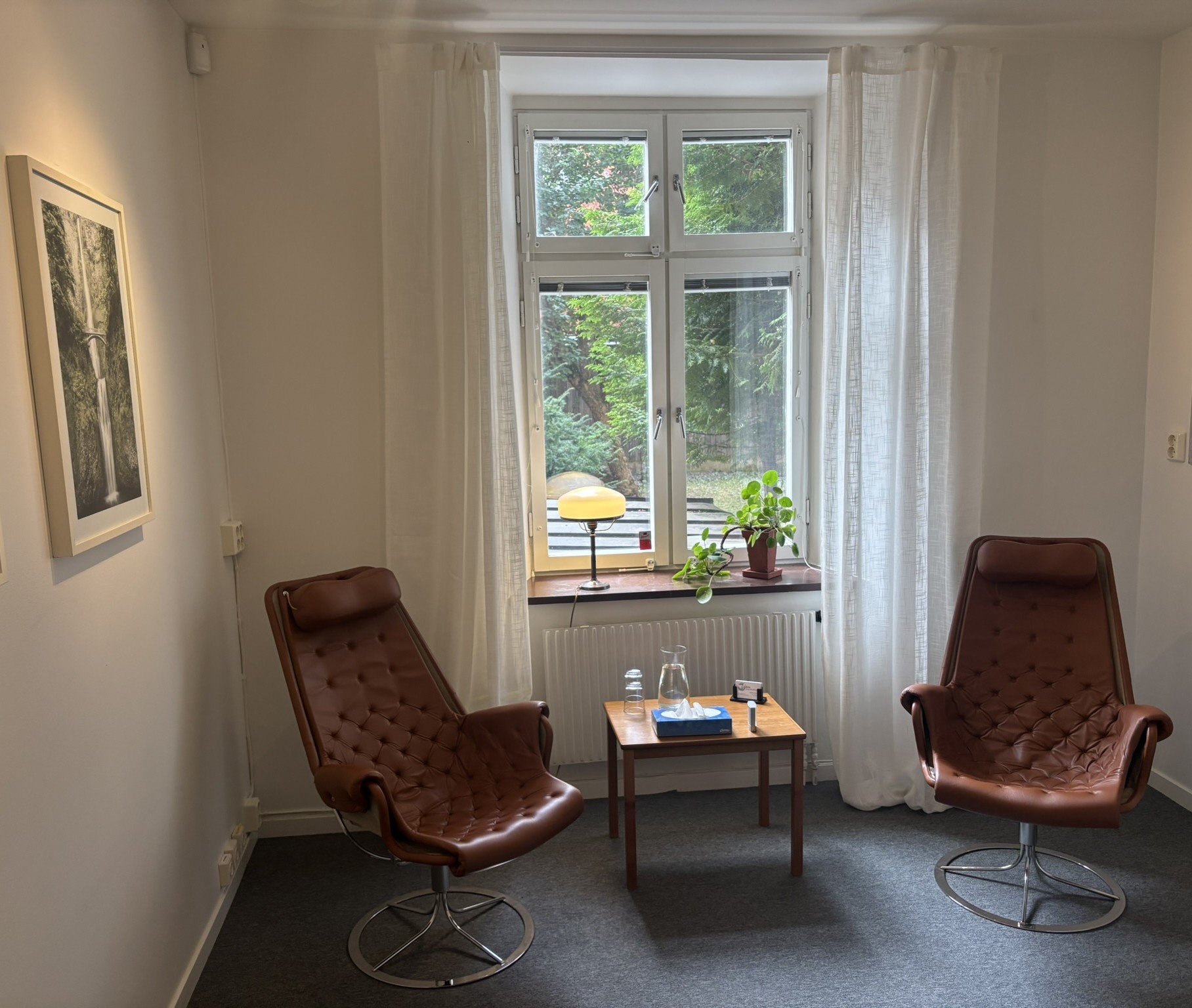 Samtalsrum på mottagningen